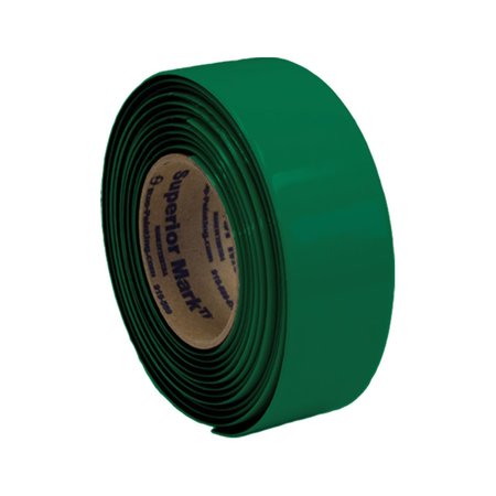 SUPERIOR MARK Carpet Marking Tape, 4inx 100Ft, Green IN-40-548I